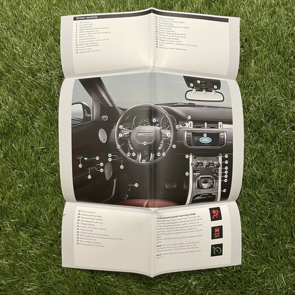 2018 Land Rover Range Rover Evoque Owners Manual - Picture 9 of 12